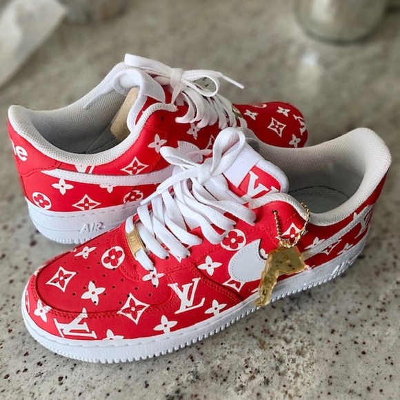 nike air force supreme louis vuitton